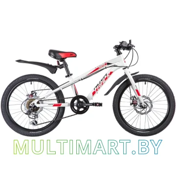 Детский велосипед Novatrack Prime 20AH6D.PRIME.WT9 (белый/красный, 2019)